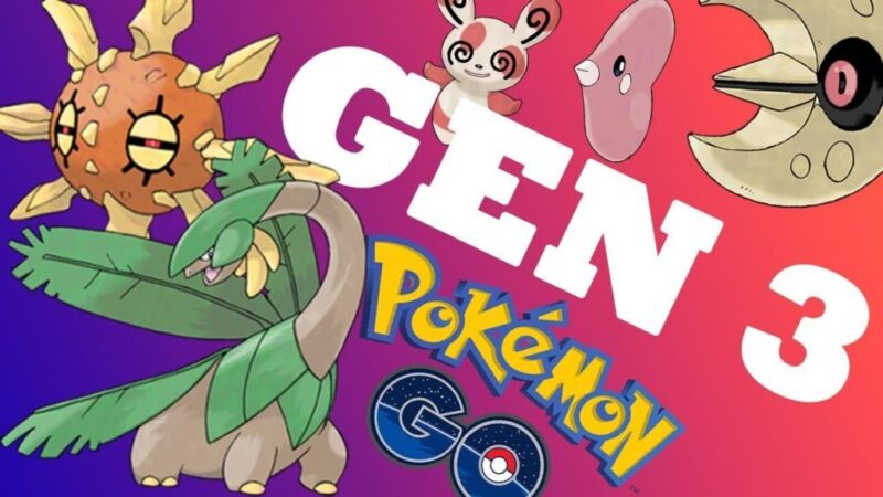 Generation 3 Pokemon Data added in Pokemon Go’s Code