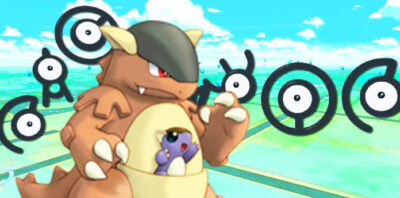 Rare Pokemon, such as Kangaskhan and Unown