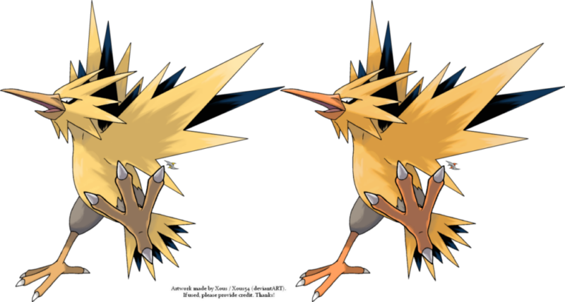 Pokemon Go May Have Added Shiny Zapdos texture By Mistake
