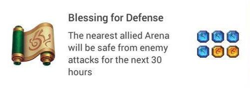 Blessing for defense