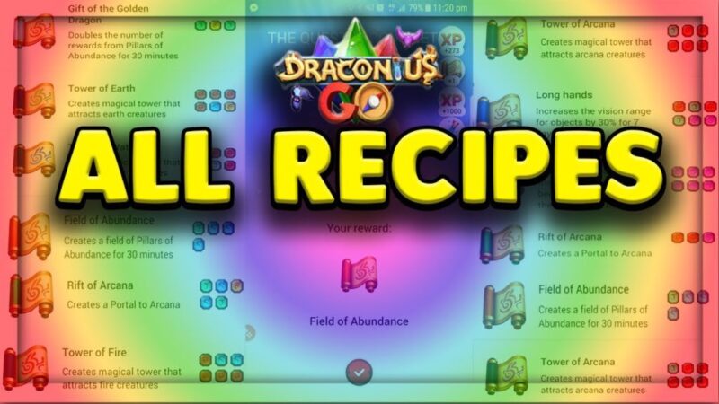 Draconius Go: Spells and Recipes