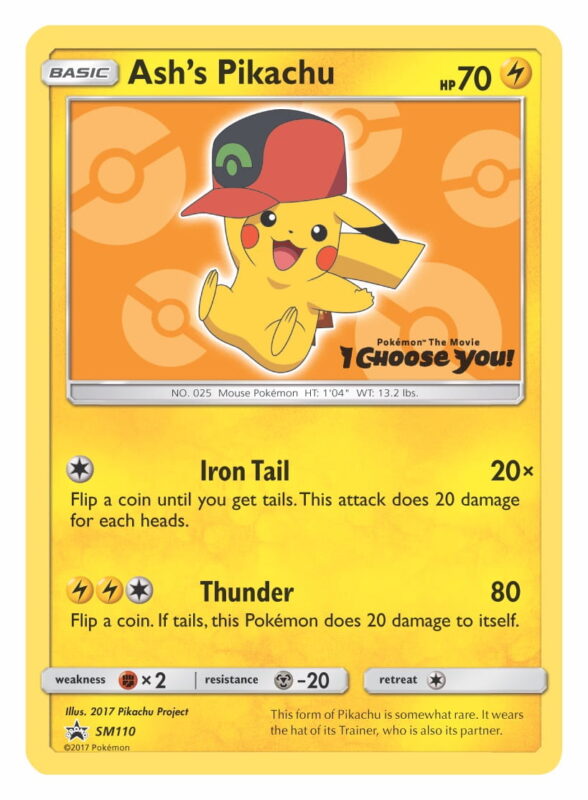 Ash’s Pikachu (Hoenn Cap) Pokémon TCG Promo Card