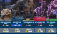 Jurassic World Alive Dinosaurs Ratings and Tiers