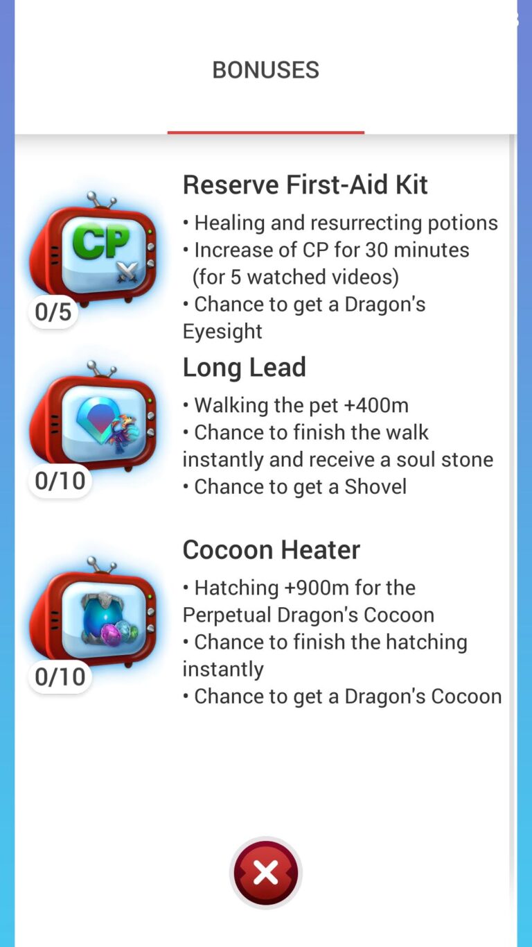 Draconius Go Bonuses