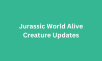 Jurassic World Alive CREATURE UPDATE Tracker 35